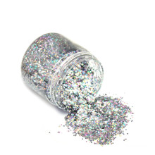 Wholesale colorful hexagon cosmetic fairy dust glitter nail